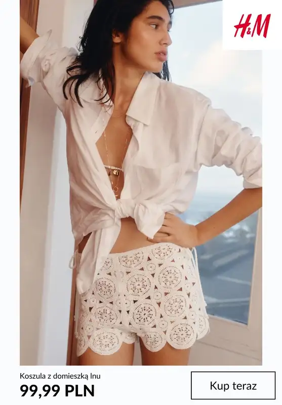 H&M - gazetka promocyjna Odzież lniania dla niej od soboty 30.05  - strona 10