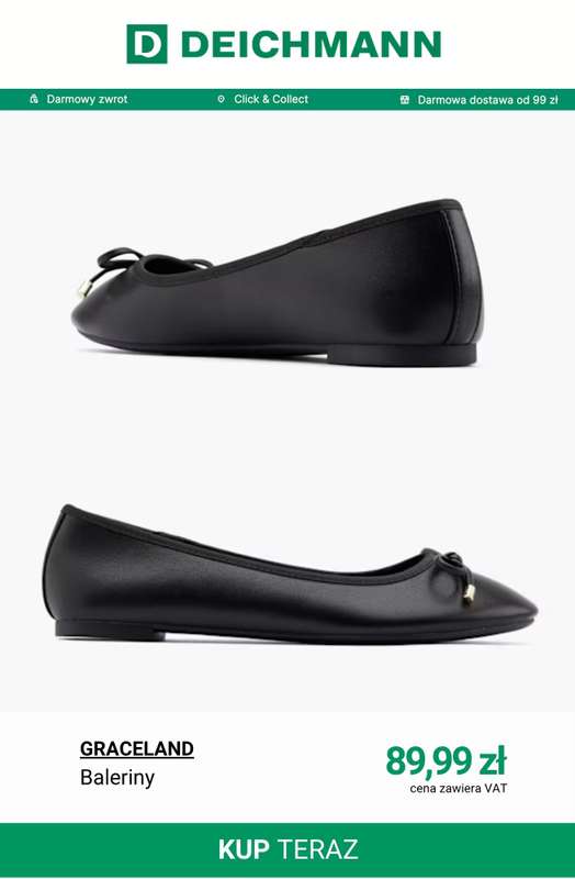 Deichmann - gazetka promocyjna Baleriny damskie od piątku 29.05  - strona 8