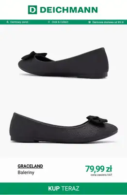 Deichmann - gazetka promocyjna Baleriny damskie od piątku 29.05  - strona 12
