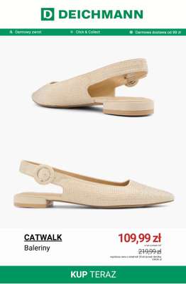 Deichmann - gazetka promocyjna Baleriny damskie od piątku 29.05  - strona 3