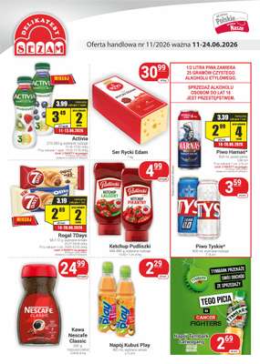Delikatesy Sezam - gazetka promocyjna Gazetka od czwartku 11.06 do środy 24.06
