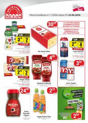 Delikatesy Sezam - gazetka promocyjna Gazetka od czwartku 11.06 do środy 24.06