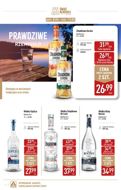 Aldi - gazetka promocyjna Świat alkoholi od poniedziałku 01.06 do soboty 04.07 - strona 4