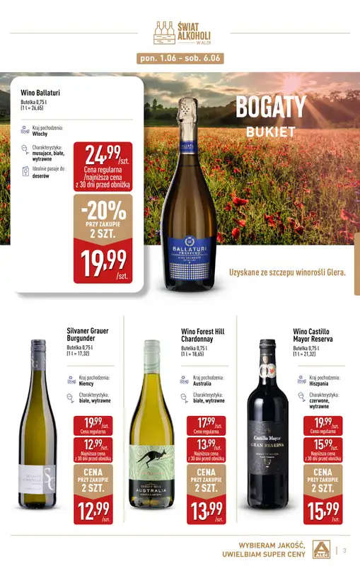 Aldi - gazetka promocyjna Świat alkoholi   - strona 3