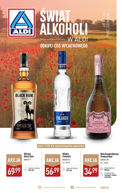 Aldi - gazetka promocyjna Świat alkoholi  