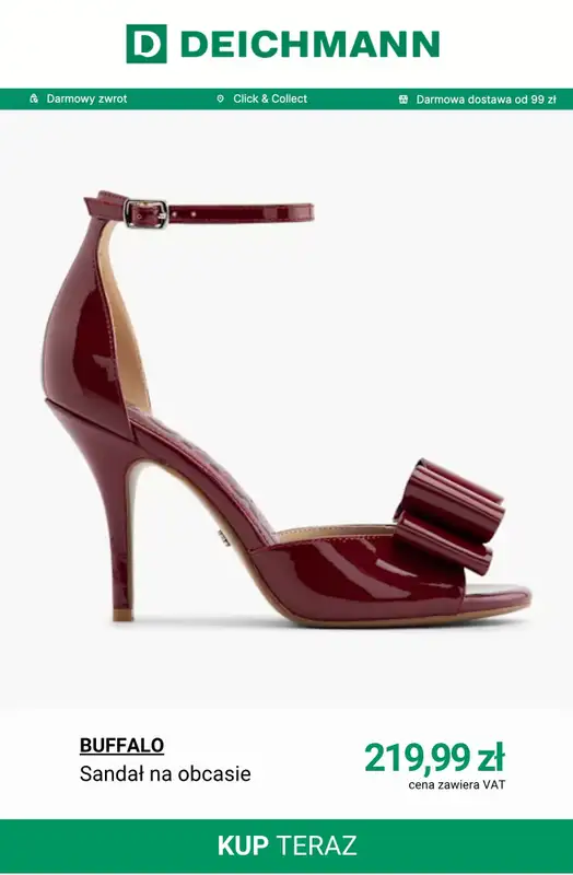 Deichmann - gazetka promocyjna Szpilki damskie od soboty 30.05  - strona 5