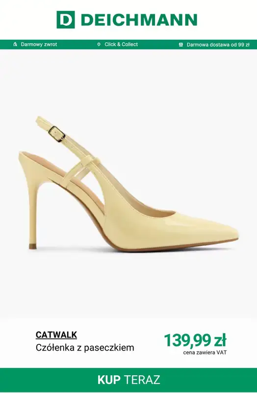 Deichmann - gazetka promocyjna Szpilki damskie od soboty 30.05  - strona 7