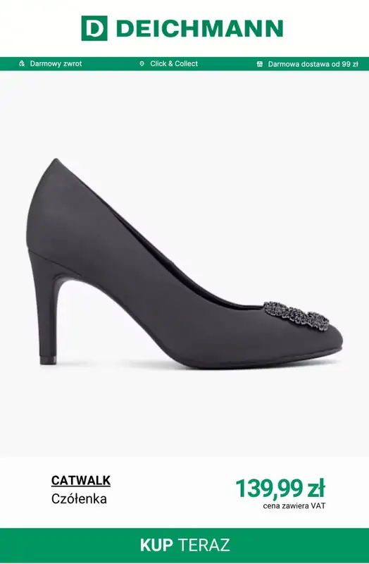 Deichmann - gazetka promocyjna Szpilki damskie od soboty 30.05  - strona 2