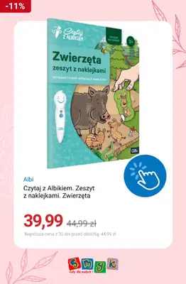 Smyk - gazetka promocyjna Czytaj z Albikiem do -20% od soboty 30.05 do poniedziałku 08.06 - strona 11