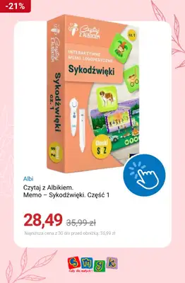 Smyk - gazetka promocyjna Czytaj z Albikiem do -20% od soboty 30.05 do poniedziałku 08.06 - strona 10