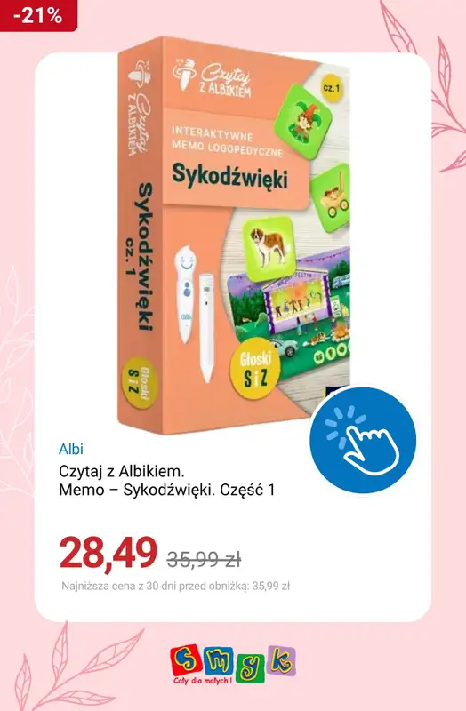 Smyk - gazetka promocyjna Czytaj z Albikiem do -20% od soboty 30.05 do poniedziałku 08.06 - strona 10