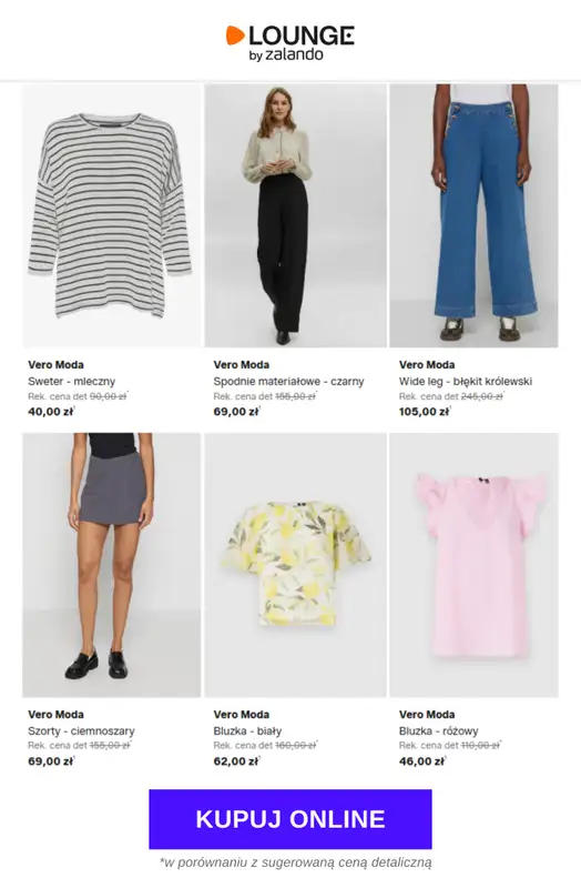 Lounge by Zalando - gazetka promocyjna Do -74% VERO MODA od piątku 29.05 do niedzieli 31.05 - strona 10