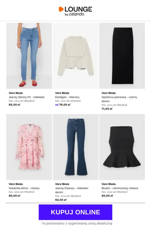 Lounge by Zalando - gazetka promocyjna Do -74% VERO MODA od piątku 29.05 do niedzieli 31.05 - strona 7