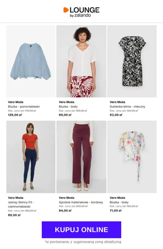 Lounge by Zalando - gazetka promocyjna Do -74% VERO MODA od piątku 29.05 do niedzieli 31.05 - strona 6