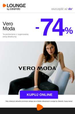 Lounge by Zalando - gazetka promocyjna Do -74% VERO MODA od piątku 29.05 do niedzieli 31.05
