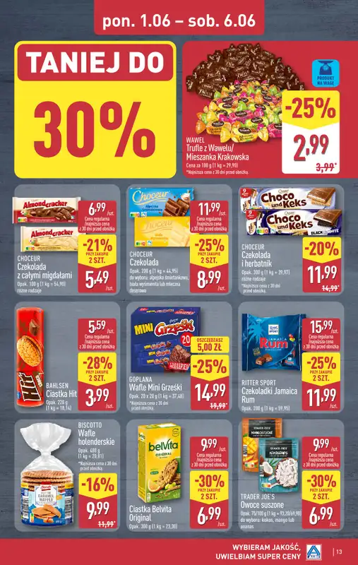 Aldi - gazetka promocyjna Pełny katalog! od poniedziałku 01.06 do soboty 06.06 - strona 13