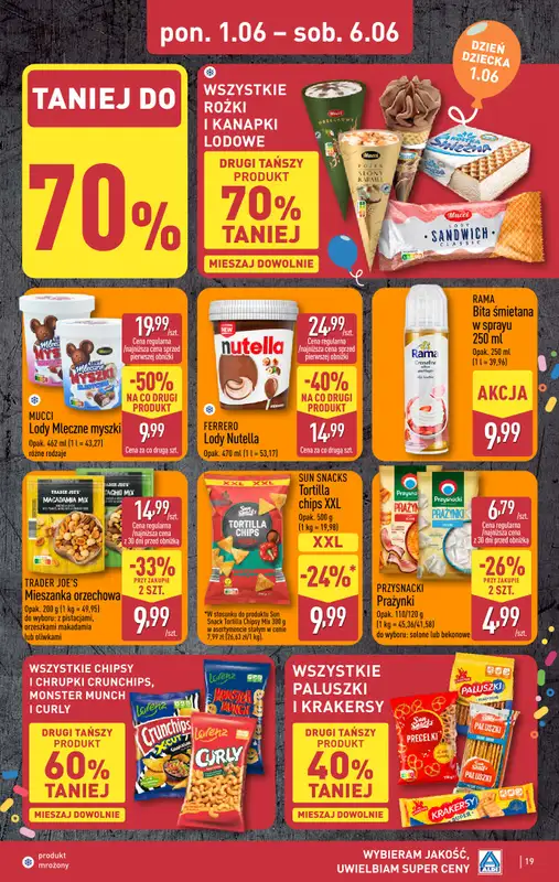 Aldi - gazetka promocyjna Pełny katalog! od poniedziałku 01.06 do soboty 06.06 - strona 19