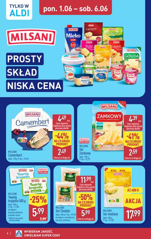 Aldi - gazetka promocyjna Pełny katalog! od poniedziałku 01.06 do soboty 06.06 - strona 8