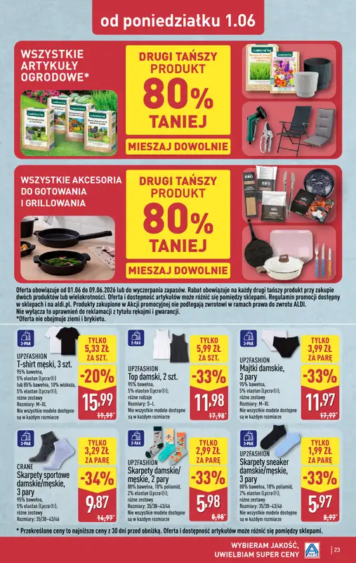 Aldi - gazetka promocyjna Pełny katalog! od poniedziałku 01.06 do soboty 06.06 - strona 23
