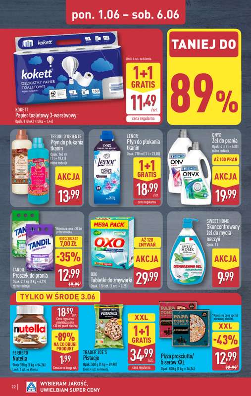 Aldi - gazetka promocyjna Pełny katalog! od poniedziałku 01.06 do soboty 06.06 - strona 22