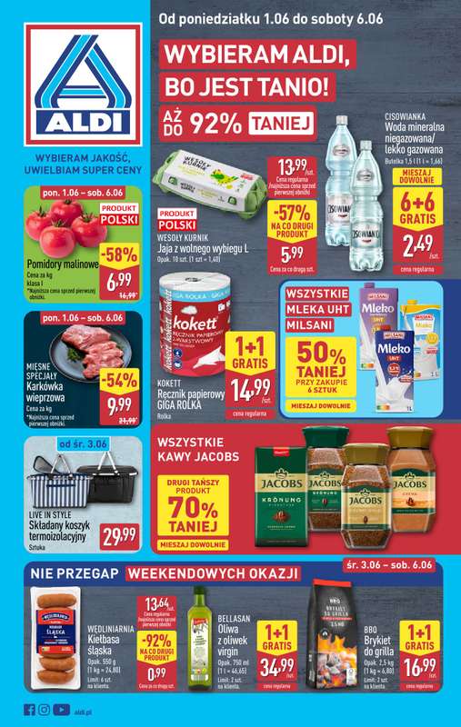 Aldi - gazetka promocyjna Pełny katalog! od poniedziałku 01.06 do soboty 06.06
