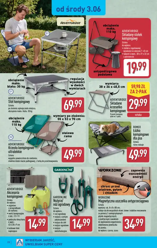 Aldi - gazetka promocyjna Pełny katalog! od poniedziałku 01.06 do soboty 06.06 - strona 28