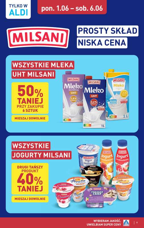 Aldi - gazetka promocyjna Pełny katalog! od poniedziałku 01.06 do soboty 06.06 - strona 9