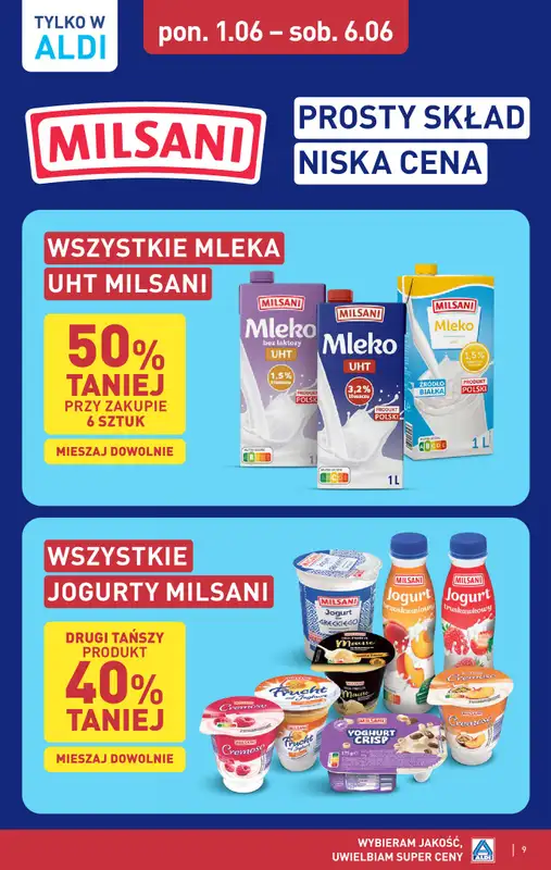 Aldi - gazetka promocyjna Pełny katalog! od poniedziałku 01.06 do soboty 06.06 - strona 9