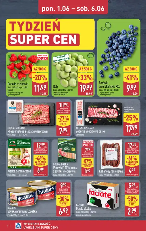 Aldi - gazetka promocyjna Weekend super cen w Aldi! od czwartku 04.06 do soboty 06.06 - strona 4