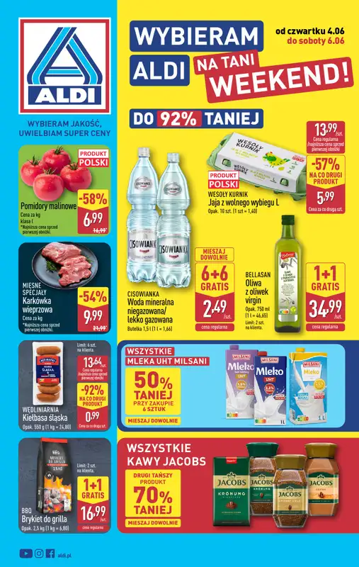 Aldi - gazetka promocyjna Weekend super cen w Aldi!  