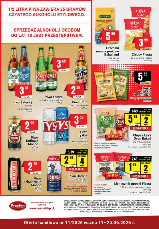 Premium Nasz Sklep - gazetka promocyjna Gazetka Premium Nasz Sklep od czwartku 11.06 do środy 24.06 - strona 6