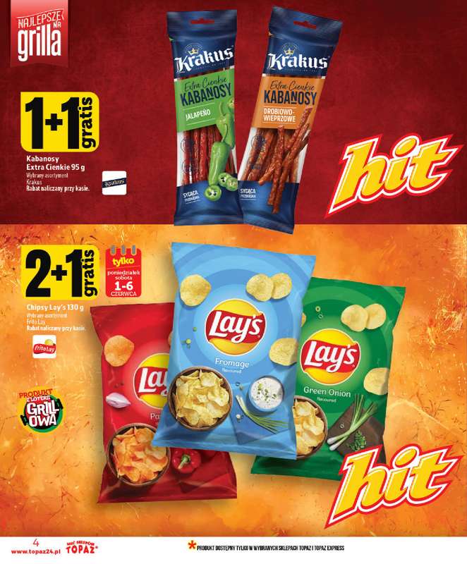 TOPAZ - gazetka promocyjna Gazetka od środy 03.06 do środy 10.06 - strona 4