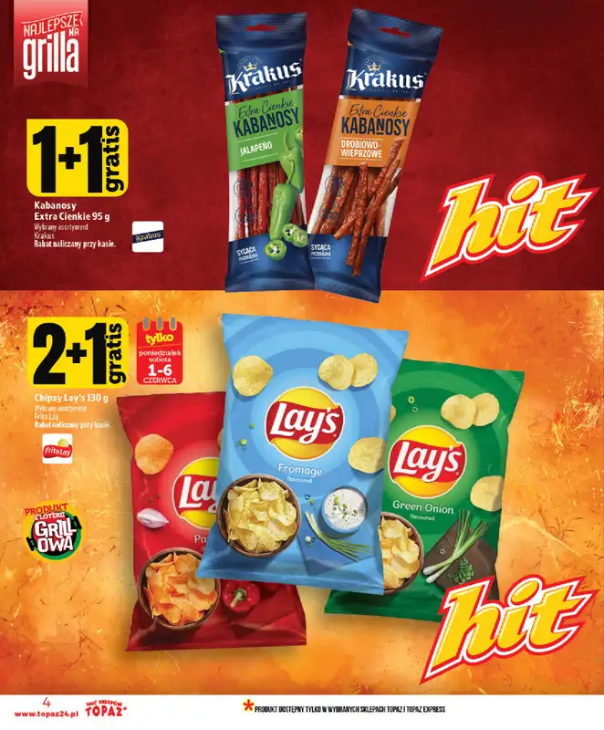 TOPAZ - gazetka promocyjna Gazetka od środy 03.06 do środy 10.06 - strona 4