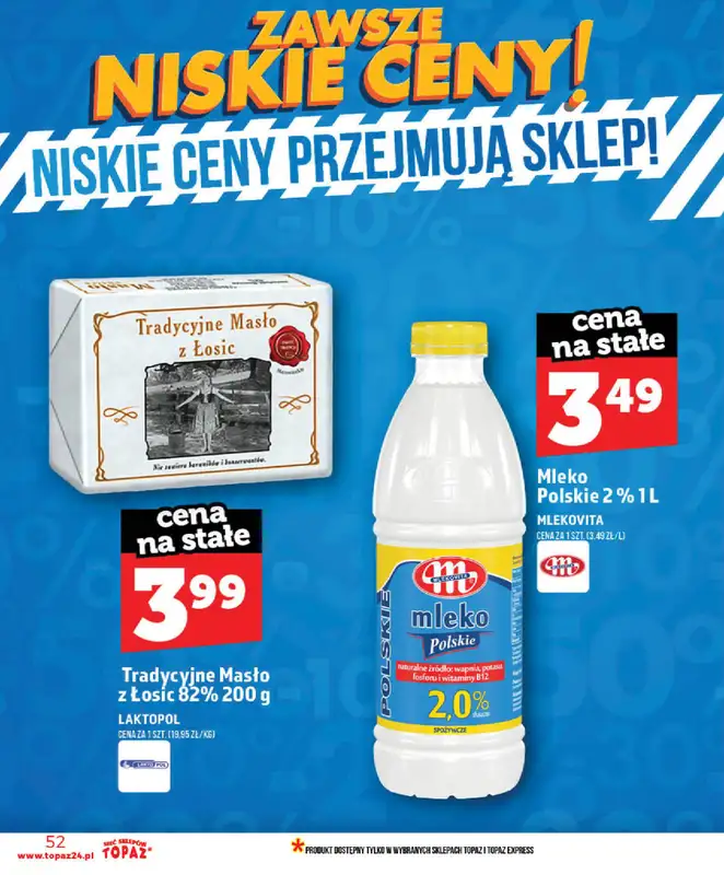 TOPAZ - gazetka promocyjna Gazetka od środy 03.06 do środy 10.06 - strona 52