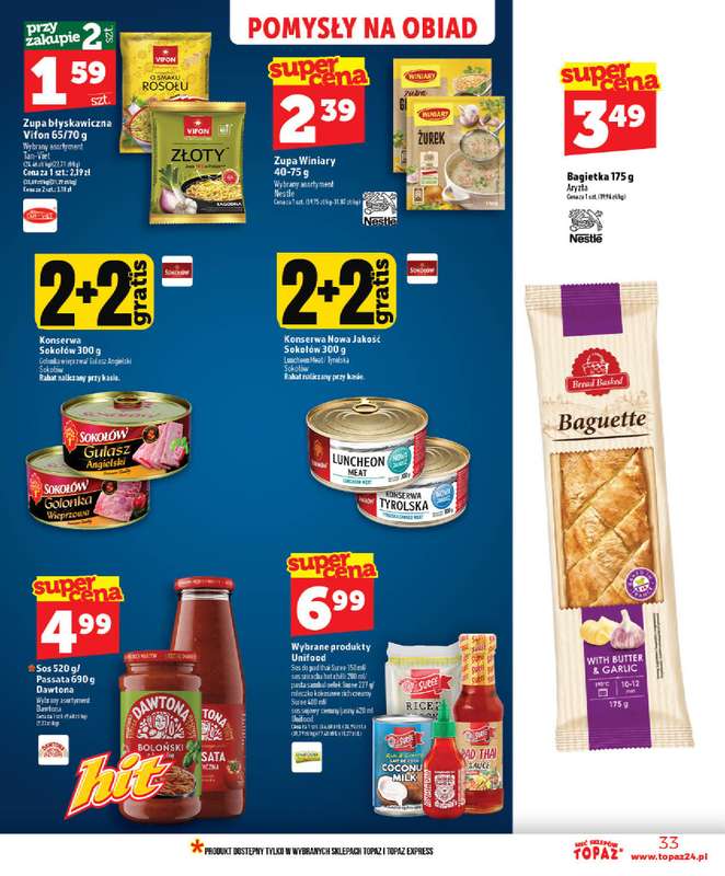 TOPAZ - gazetka promocyjna Gazetka od środy 03.06 do środy 10.06 - strona 33