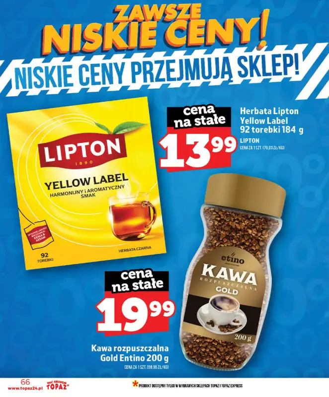 TOPAZ - gazetka promocyjna Gazetka od środy 03.06 do środy 10.06 - strona 66
