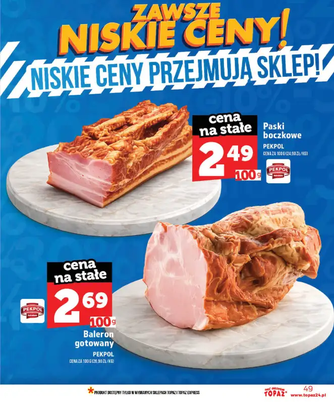 TOPAZ - gazetka promocyjna Gazetka od środy 03.06 do środy 10.06 - strona 49