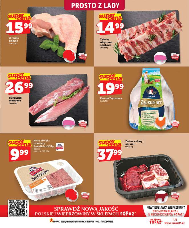 TOPAZ - gazetka promocyjna Gazetka od środy 03.06 do środy 10.06 - strona 13