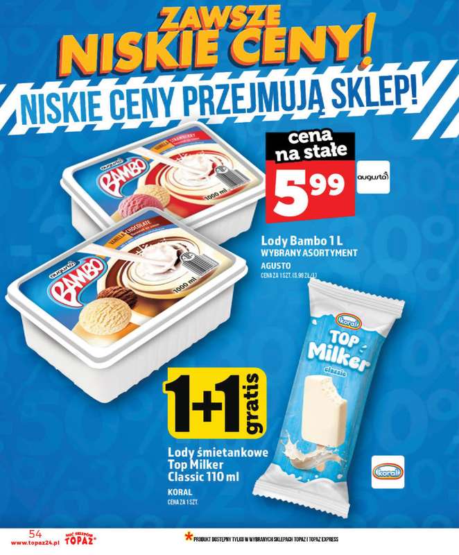 TOPAZ - gazetka promocyjna Gazetka od środy 03.06 do środy 10.06 - strona 54