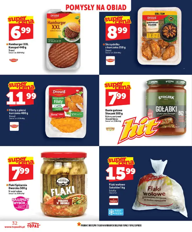TOPAZ - gazetka promocyjna Gazetka od środy 03.06 do środy 10.06 - strona 32