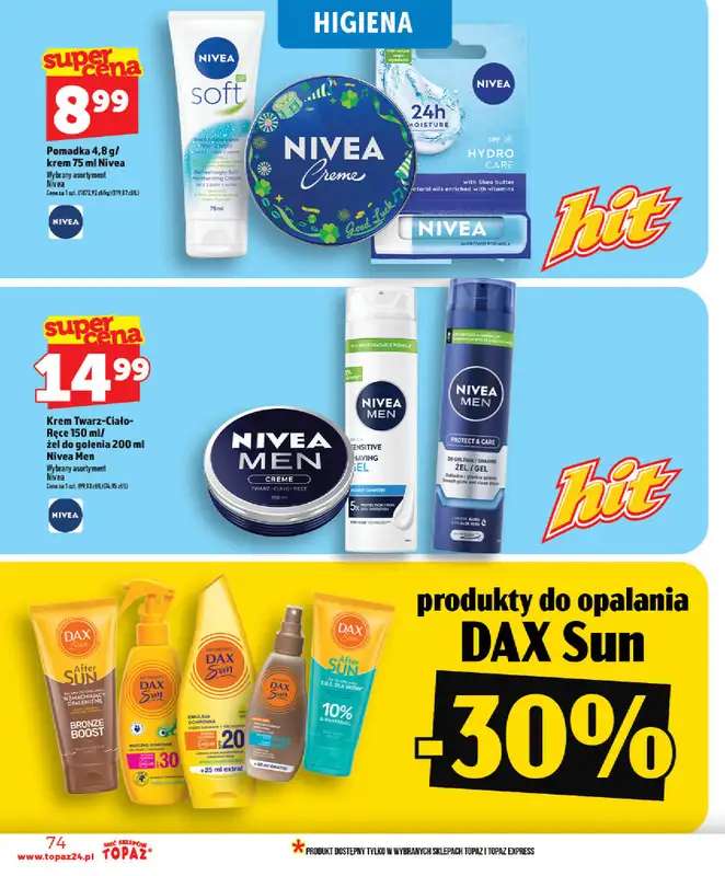 TOPAZ - gazetka promocyjna Gazetka od środy 03.06 do środy 10.06 - strona 74