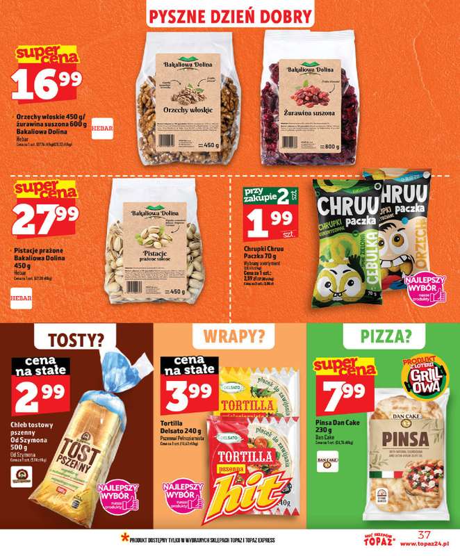 TOPAZ - gazetka promocyjna Gazetka od środy 03.06 do środy 10.06 - strona 37