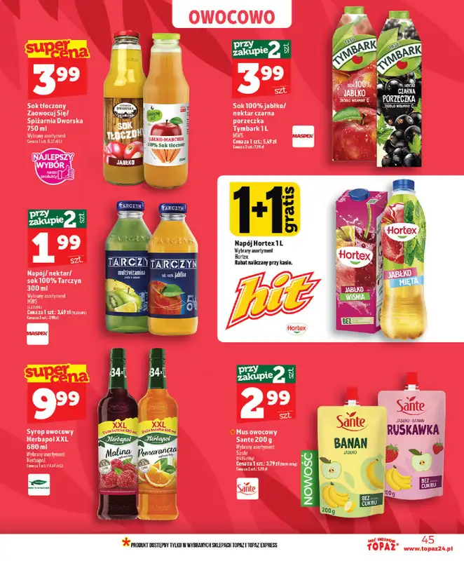 TOPAZ - gazetka promocyjna Gazetka od środy 03.06 do środy 10.06 - strona 45