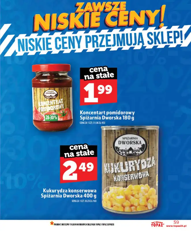 TOPAZ - gazetka promocyjna Gazetka od środy 03.06 do środy 10.06 - strona 59