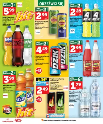 TOPAZ - gazetka promocyjna Gazetka od środy 03.06 do środy 10.06 - strona 44
