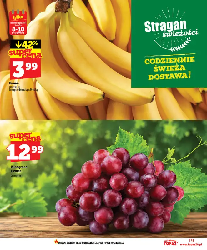 TOPAZ - gazetka promocyjna Gazetka od środy 03.06 do środy 10.06 - strona 19