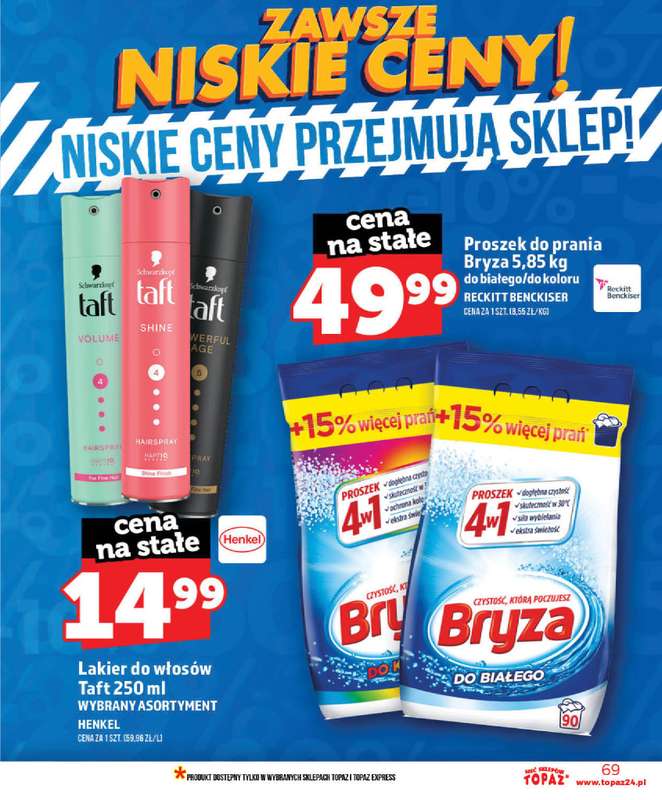 TOPAZ - gazetka promocyjna Gazetka od środy 03.06 do środy 10.06 - strona 69