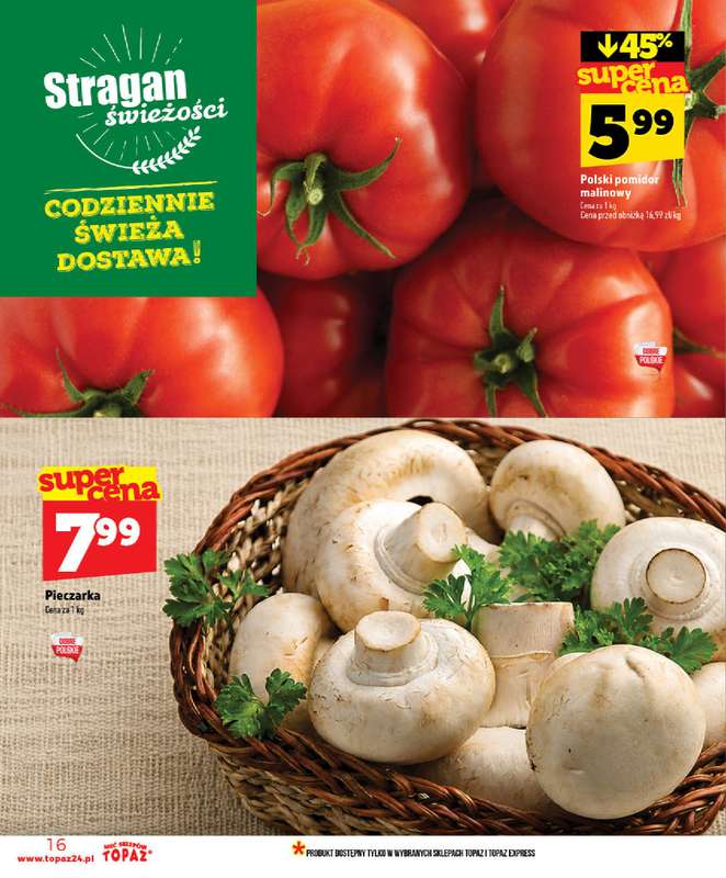 TOPAZ - gazetka promocyjna Gazetka od środy 03.06 do środy 10.06 - strona 16