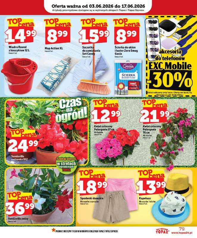 TOPAZ - gazetka promocyjna Gazetka od środy 03.06 do środy 10.06 - strona 79
