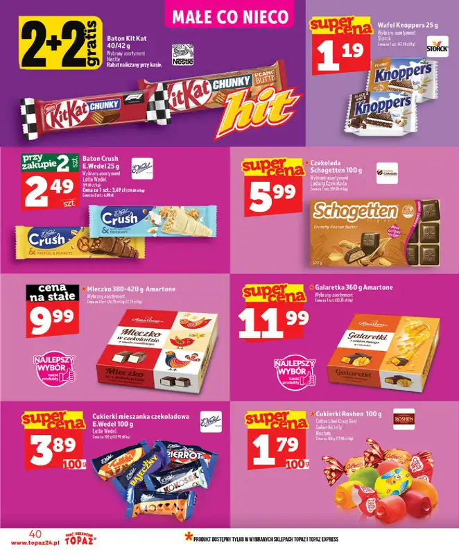 TOPAZ - gazetka promocyjna Gazetka od środy 03.06 do środy 10.06 - strona 40